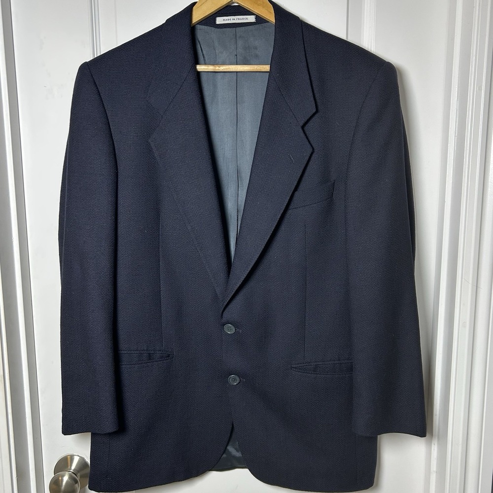 Yves Saint Laurent for Dillard'sโ Navy Blue Low Moisture Blazer Timeless Style